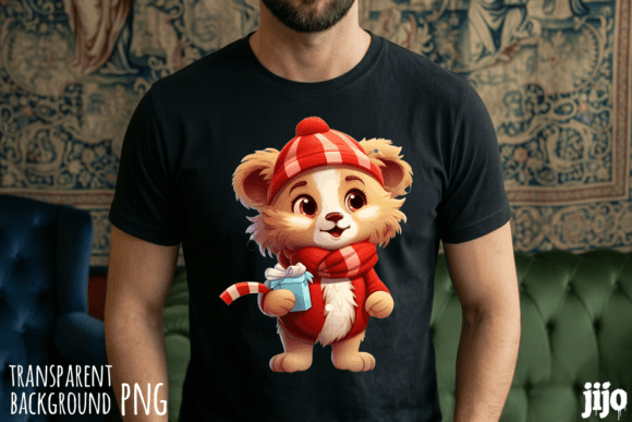 Download Teddy Bear Christmas Gift PNG - Christmas gift png Collection