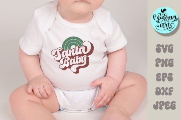 Download Santa Baby Svg, Christmas Cut Files - Santa Collection