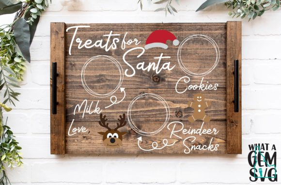 Download Treats for Santa Cookie Tray - Santa Collection