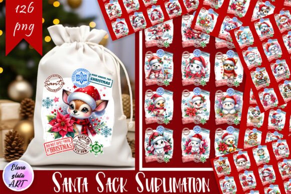 Download Santa Sack Sublimation Christmas Bundle - Santa Collection