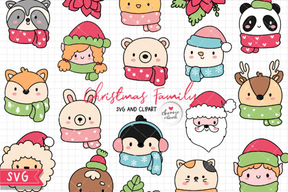 Download Christmas Animal SVG, Santa SVG - Santa Collection