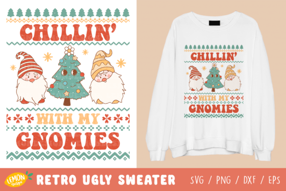 Download Retro Ugly Sweater Holly Jolly SVG - Premium Resources