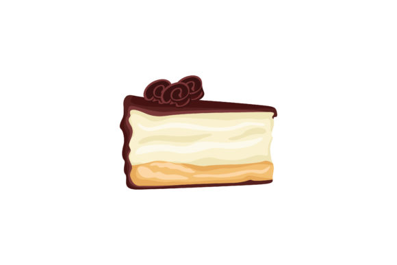 Download Pretty Cool Chocolate Cake Illustration - Cake illustration Collection