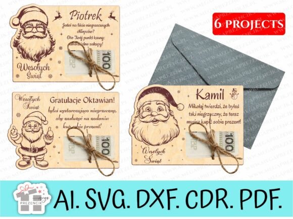 Download Christmas Voucher with Santa for Money - Santa Collection