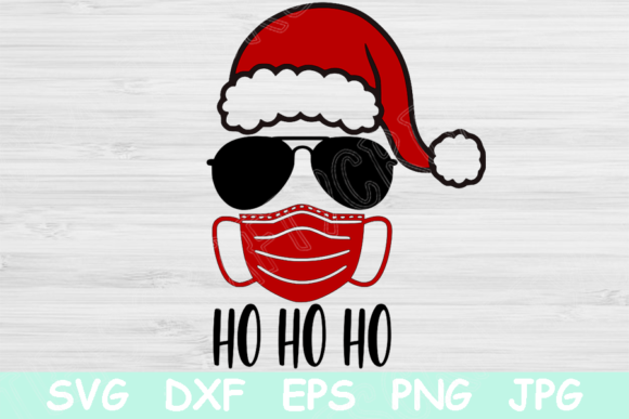 Download Funny Santa Mask Christmas Svg Files. - Santa Collection